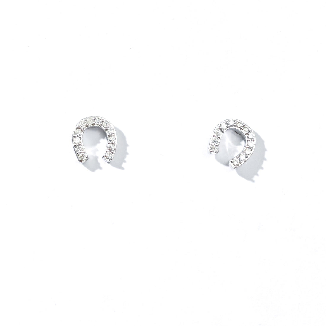 Jeannie Horseshoe Studs | Silver