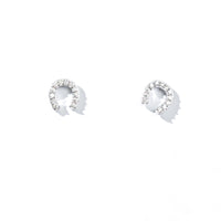 Jeannie Horseshoe Studs | Silver
