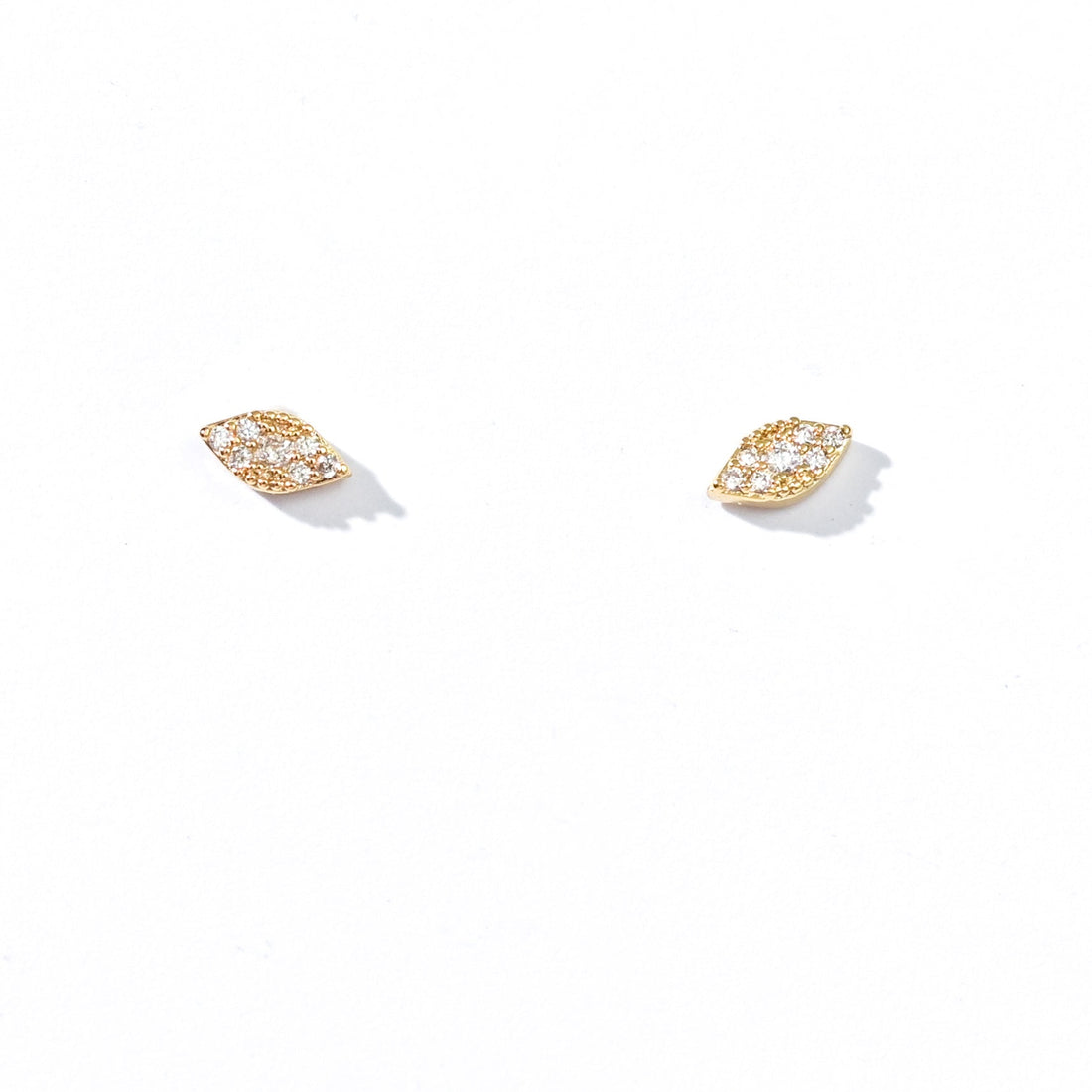 Naomi Marquise Studs | Gold