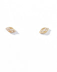 Naomi Marquise Studs | Gold