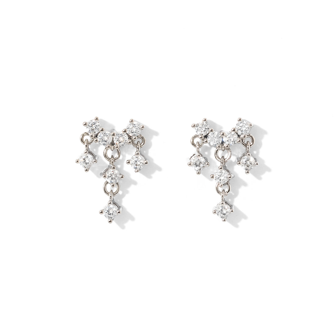 Rianna Waterfall Studs | Silver
