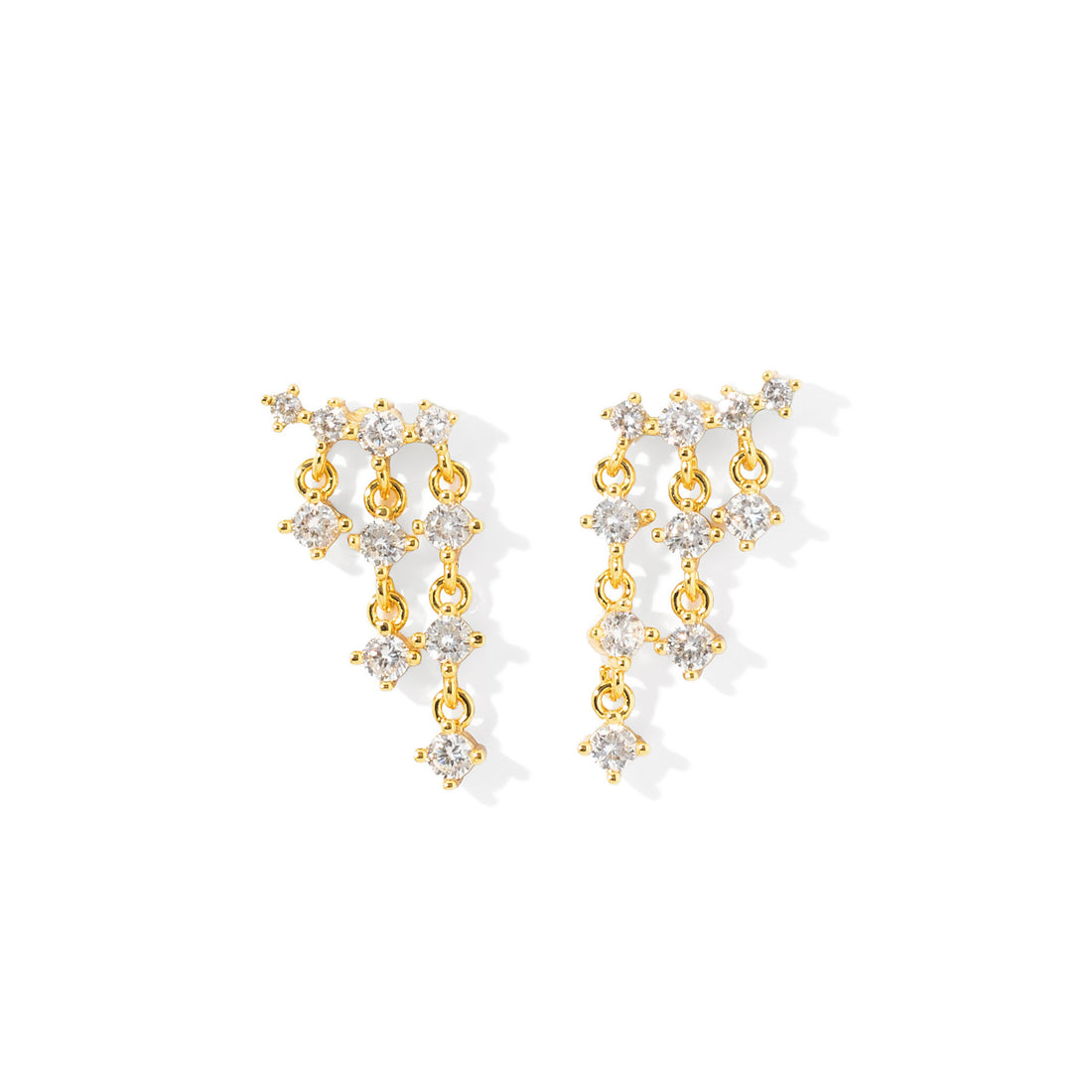 Kaela Waterfall Studs