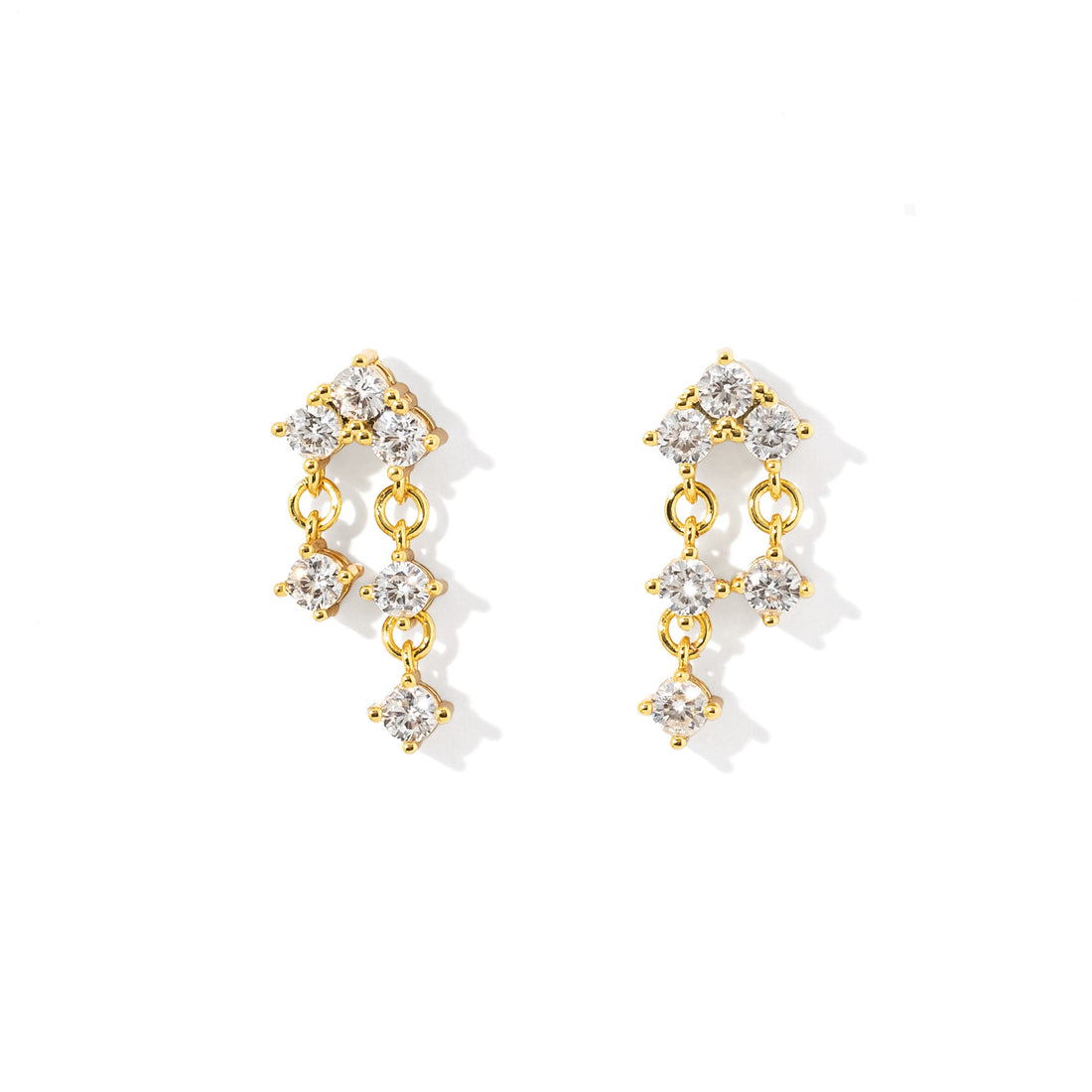 Eileen Cascade Dangles | Gold