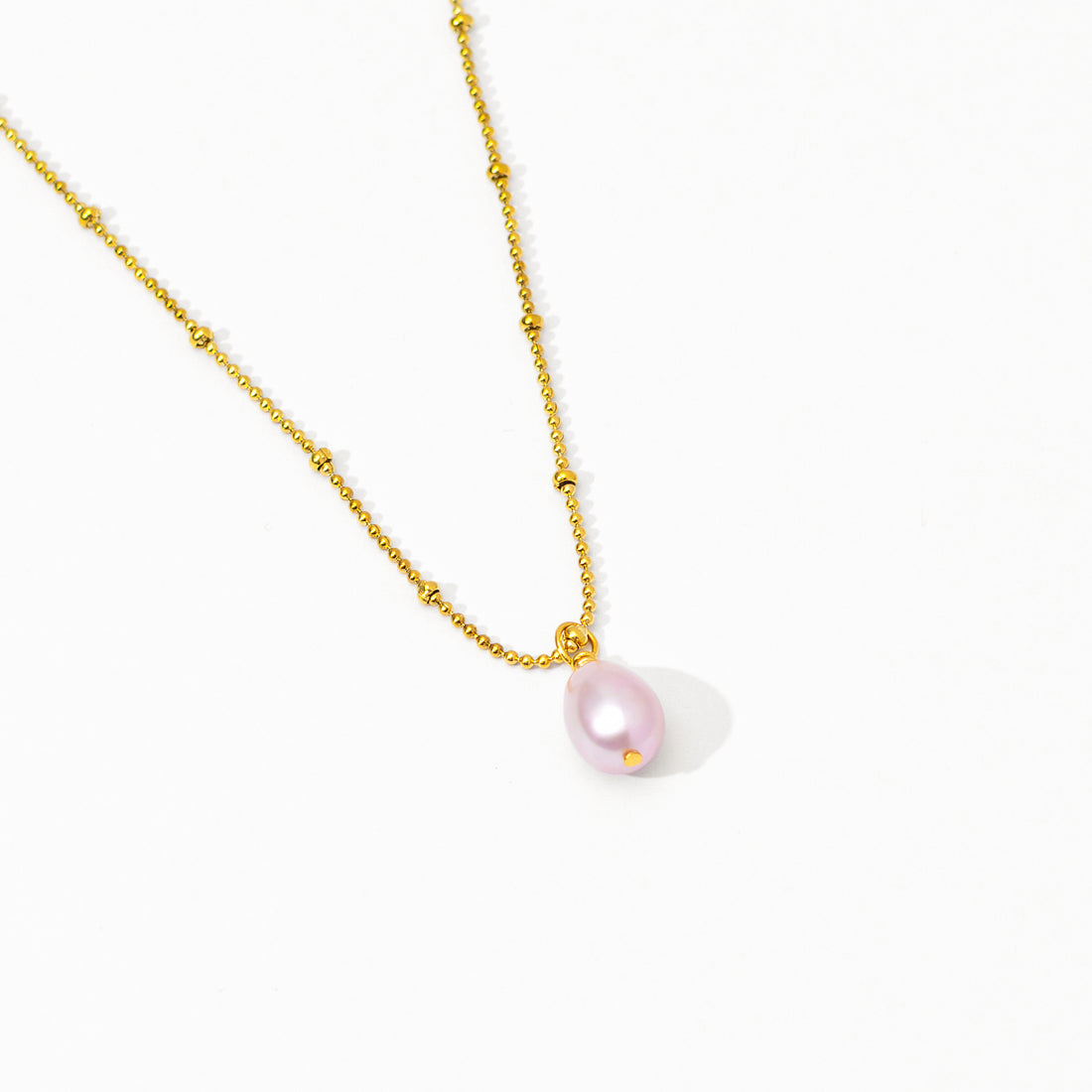 Anya Pink Pearl Necklace