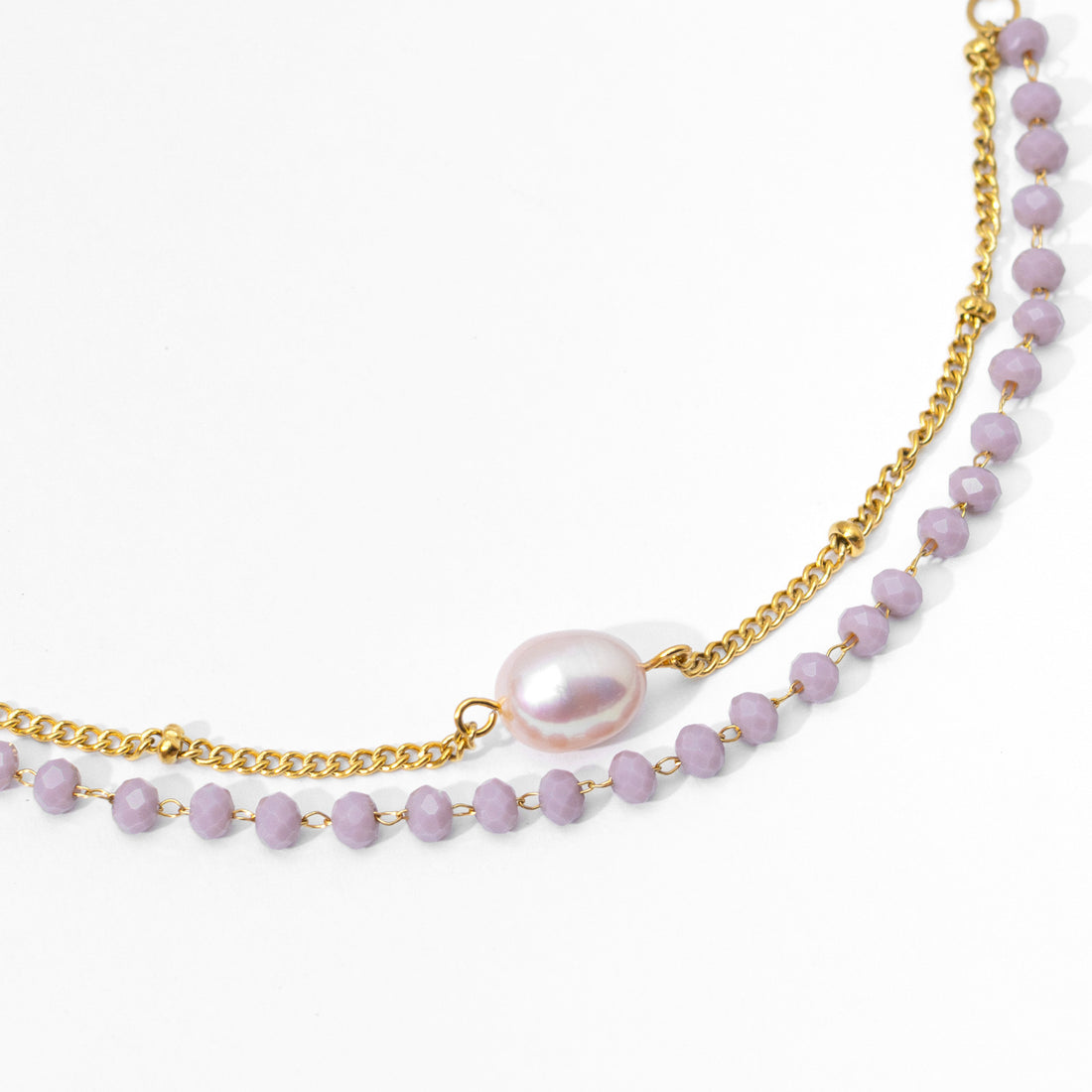 Aveline Pink Pearl Bracelet