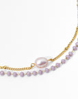Aveline Pink Pearl Bracelet
