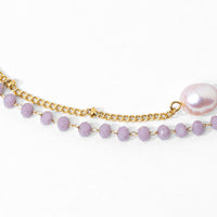 Aveline Pink Pearl Bracelet