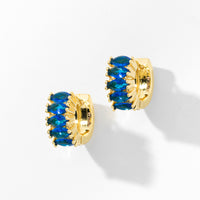 Jada Hoops | Del Sol Blue Gold