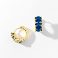 Jada Hoops | Del Sol Blue Gold