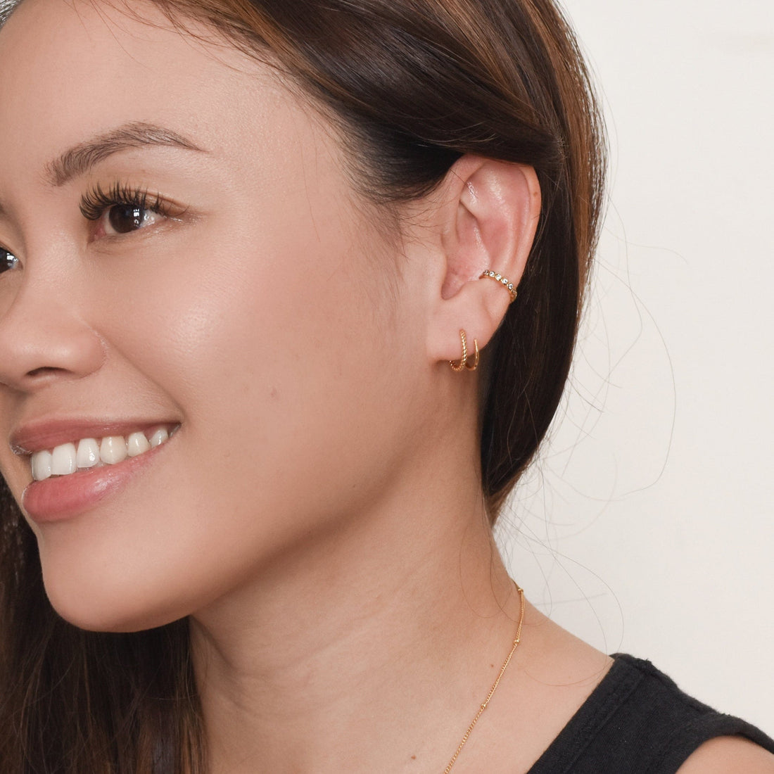 Lara Twist Earring | Gold