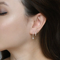 Gia Double Hoops | Gold