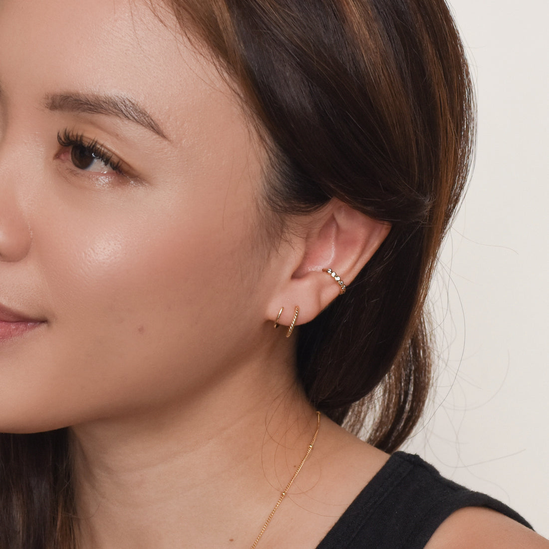 Lara Twist Earring | Gold