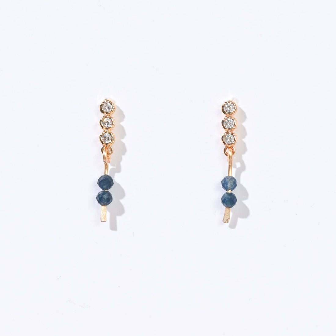 Esther Light Dangles | Blue Sapphire