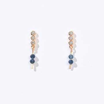 Esther Light Dangles | Blue Sapphire