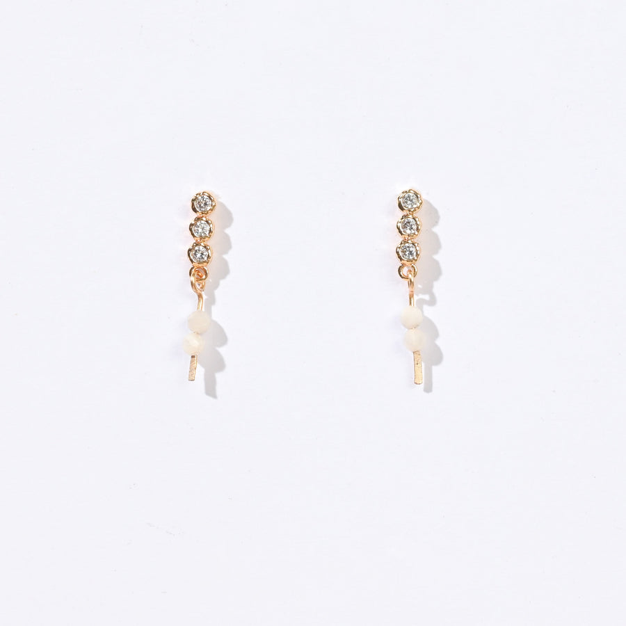 Esther Light Dangles | Moonstone