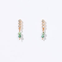 Esther Light Dangles | African Turquoise