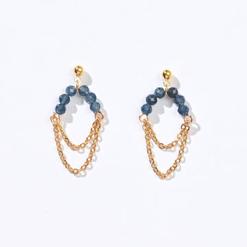 Belle Dancing Dangles | Blue Sapphire