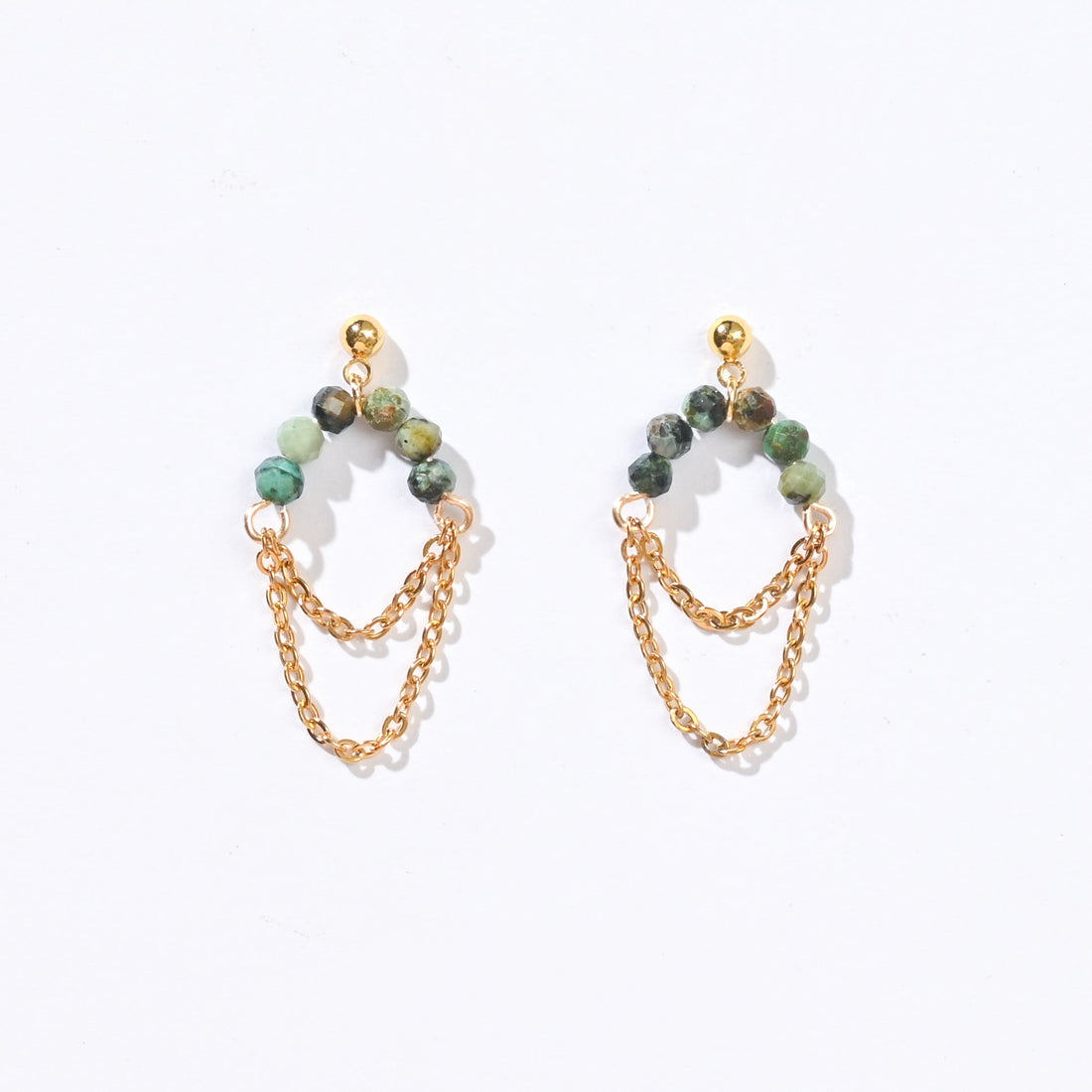 Belle Dancing Dangles | African Turquoise