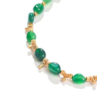 Tahlia Green Agate Necklace