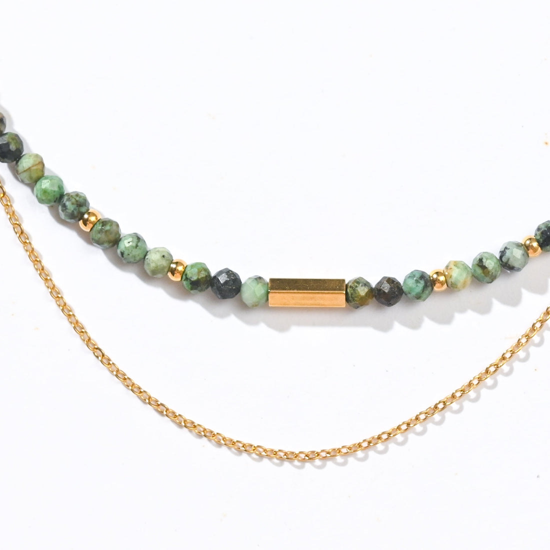 Sasha Layered Necklace | African Turquoise