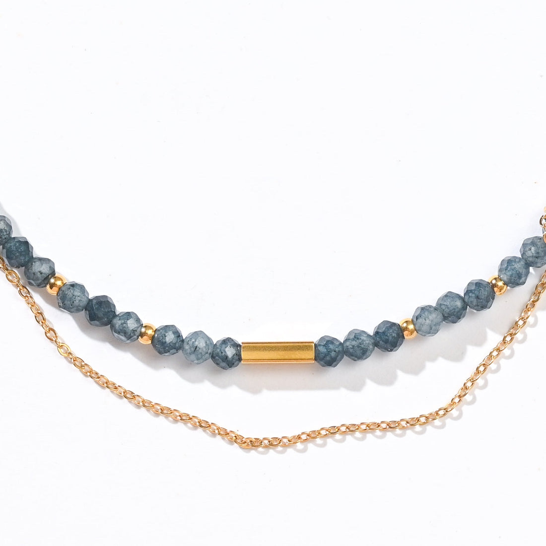 Sasha Layered Necklace | Blue Sapphire