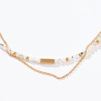 Sasha Layered Necklace | Moonstone