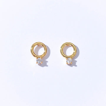 Mandy Studs | Gold
