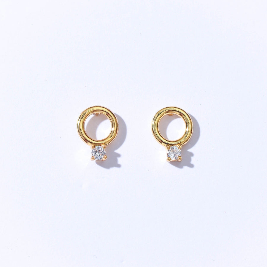 Mandy Studs | Gold