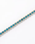 Laura Tennis Bracelet | Teal
