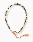 Shanine Bracelet | Prehnite with Black Tourmaline
