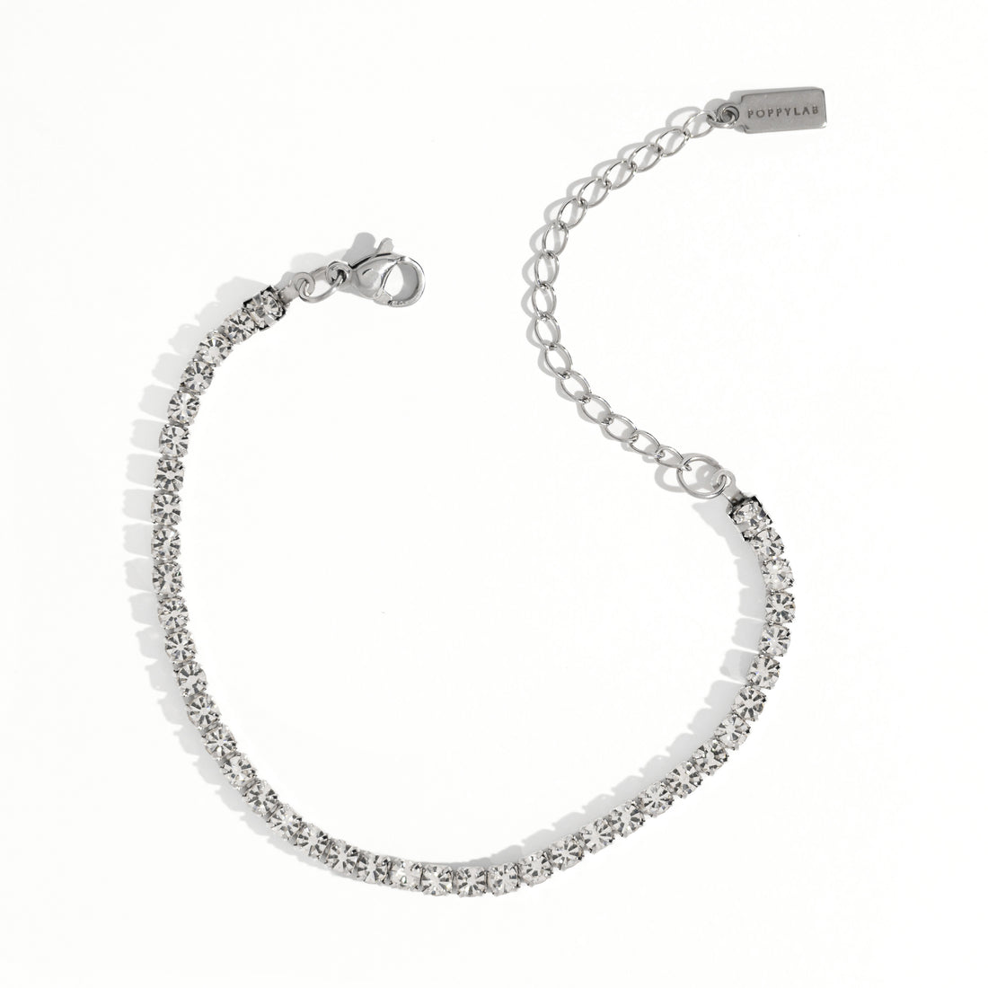 Alex Tennis Bracelet | Silver