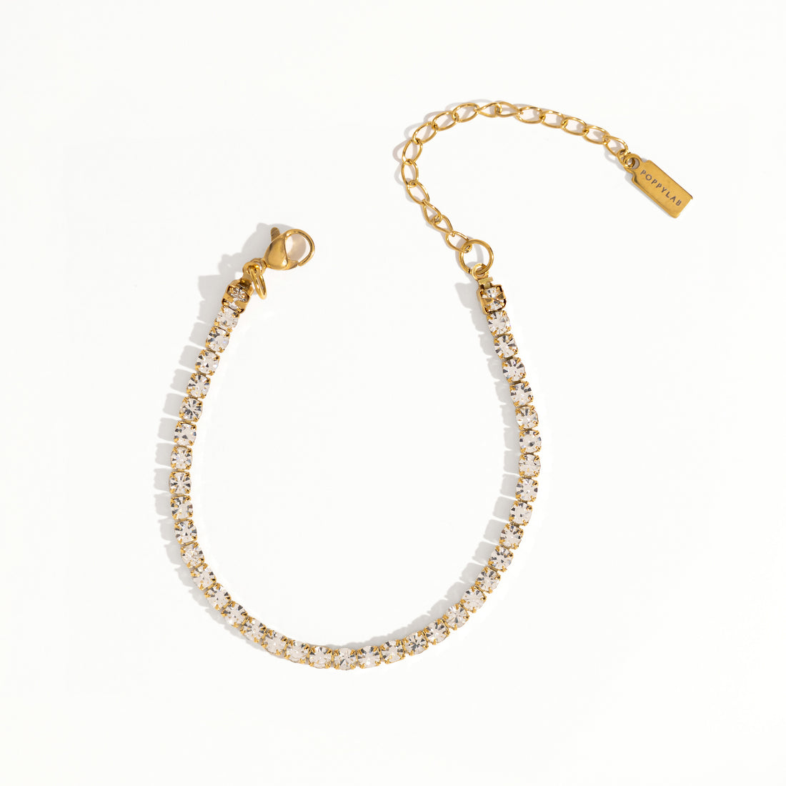 Alex Tennis Bracelet | Gold