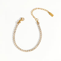 Alex Tennis Bracelet | Gold
