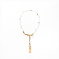 Tasha Bracelet | Lotus Seed White