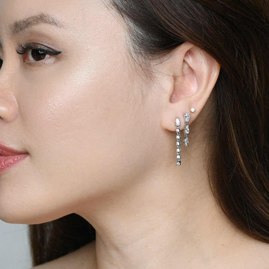 Rumi Dangle | Silver