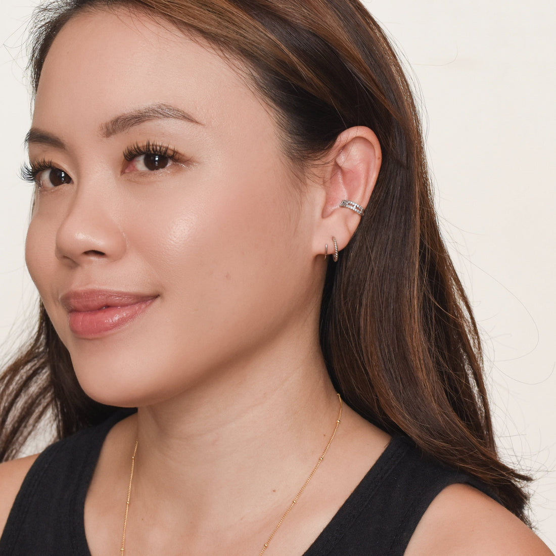 Lara Twist Earring | Silver