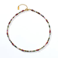 Iliana Tourmaline+Burgundy Chalcedony Choker