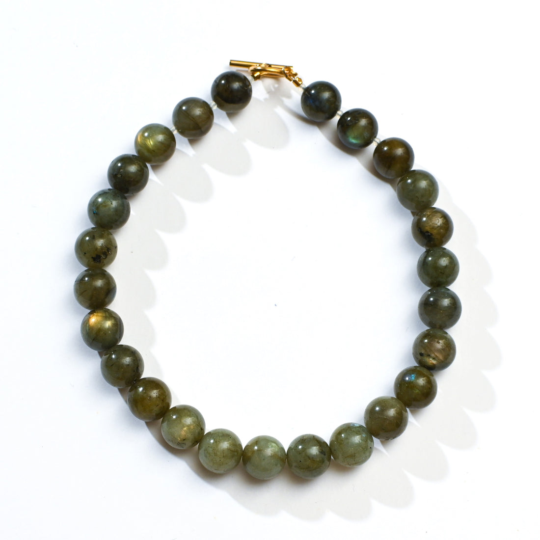 Michelle Giant Labradorite Choker | Toggle