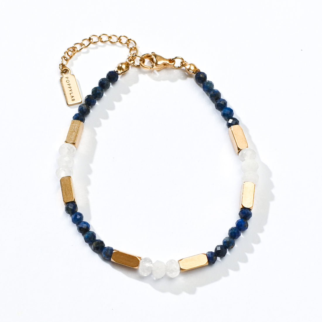 Marina Bracelet in Lapis Lazuli+Chalcedony