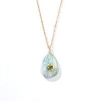 Erin 11.5 carat Aquamarine with Peridot (S925)