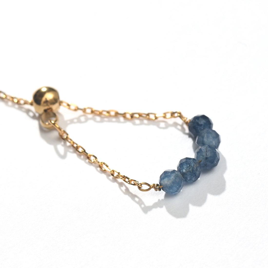 Jovie Adjustable Ring | Blue Sapphire