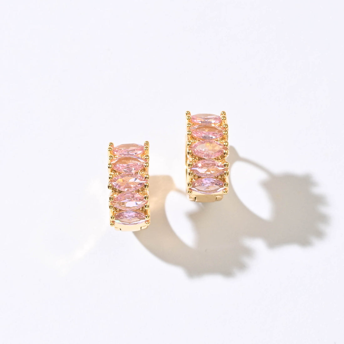 Jada Hoops | Blush Gold