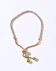 Laura Tennis Bracelet | White