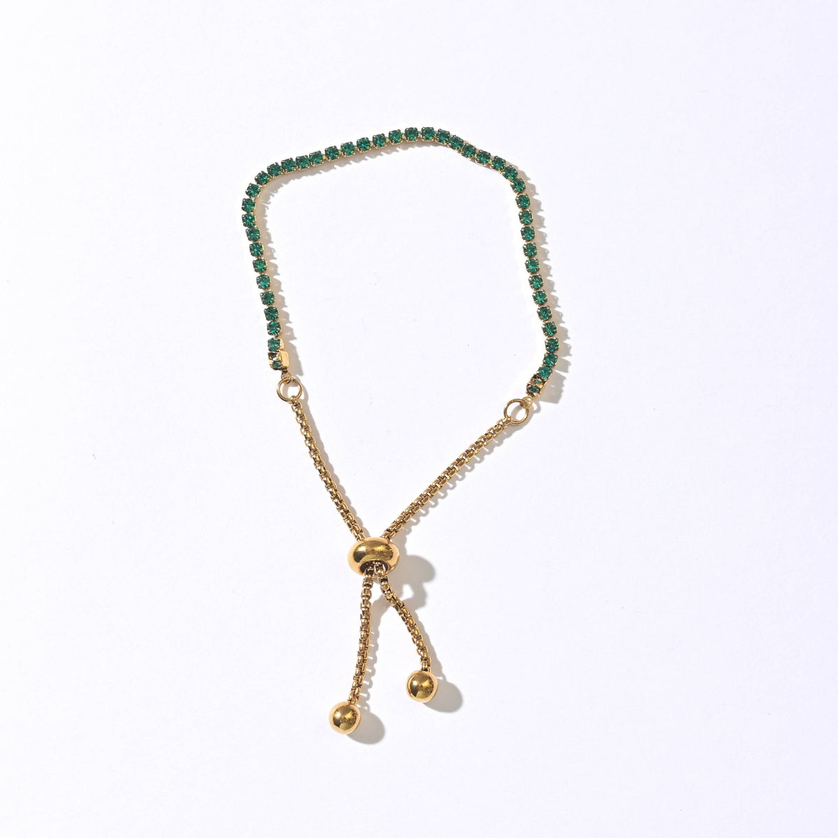 Laura Tennis Bracelet | Emerald