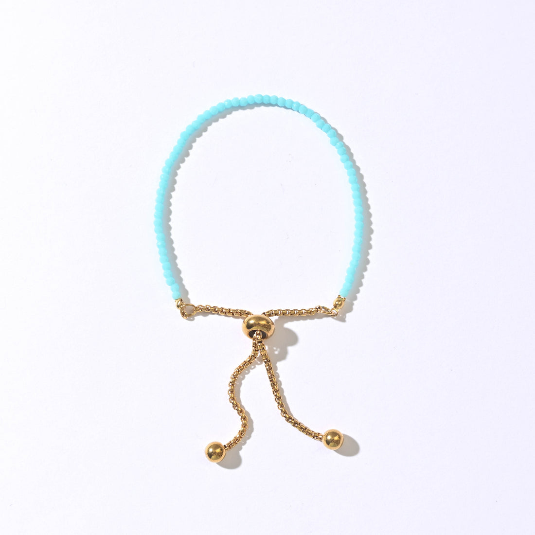 Leena Beaded Bracelet | Turquoise Blue