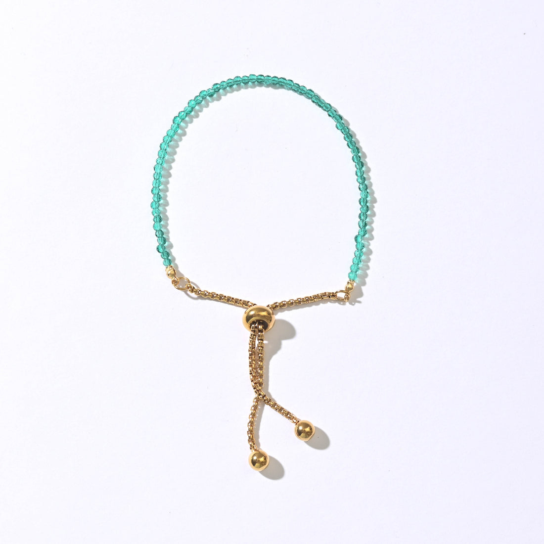 Leena Beaded Bracelet | Fresh Emerald