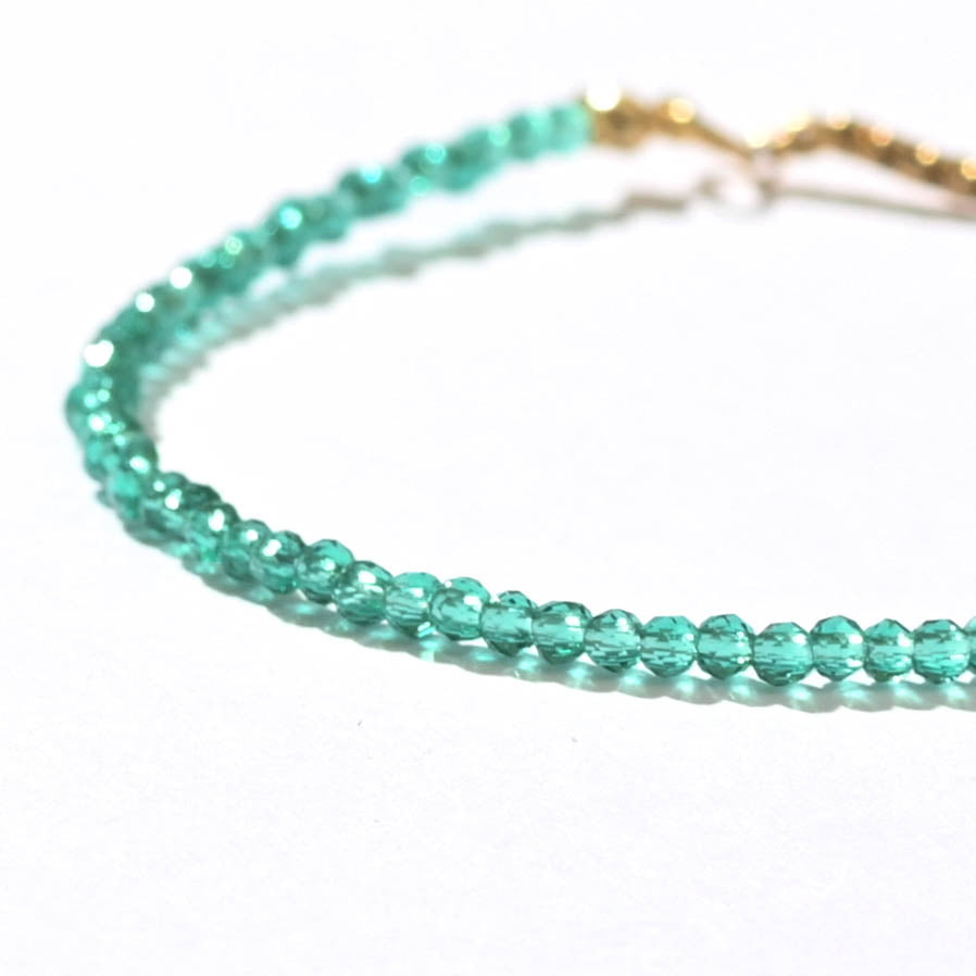 Leena Beaded Bracelet | Fresh Emerald