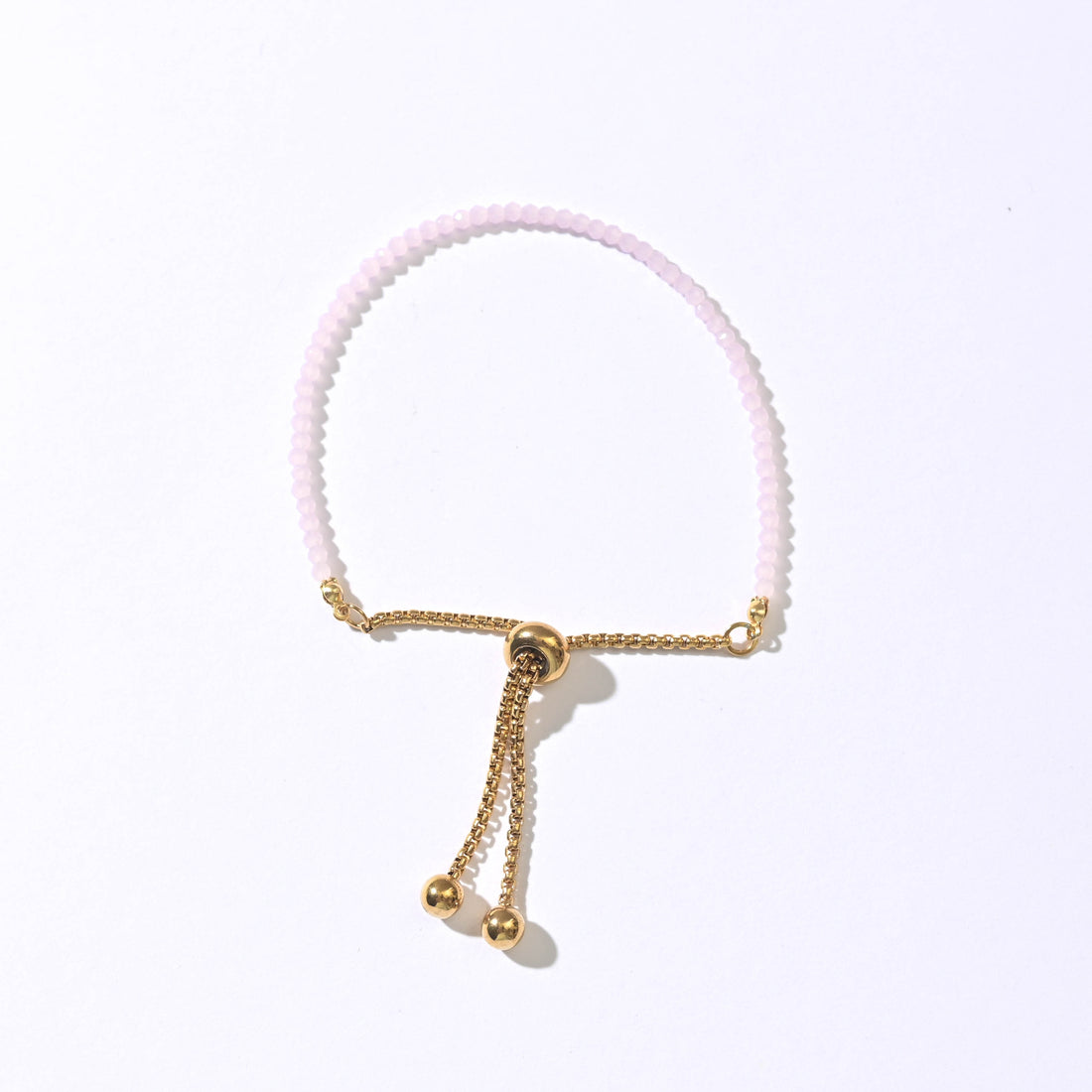Leena Beaded Bracelet | Baby Pink