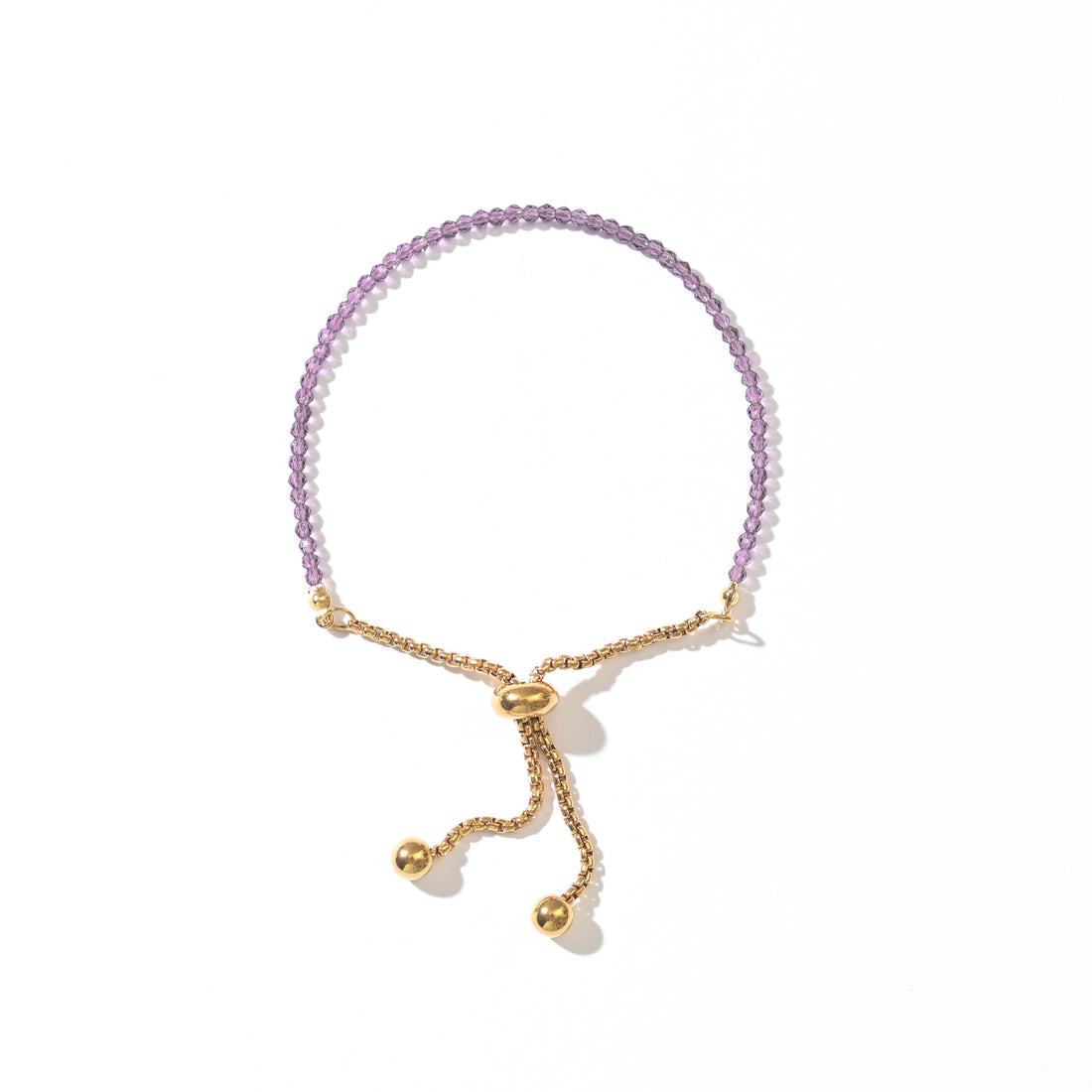 Leena Beaded Bracelet | Purple Haze