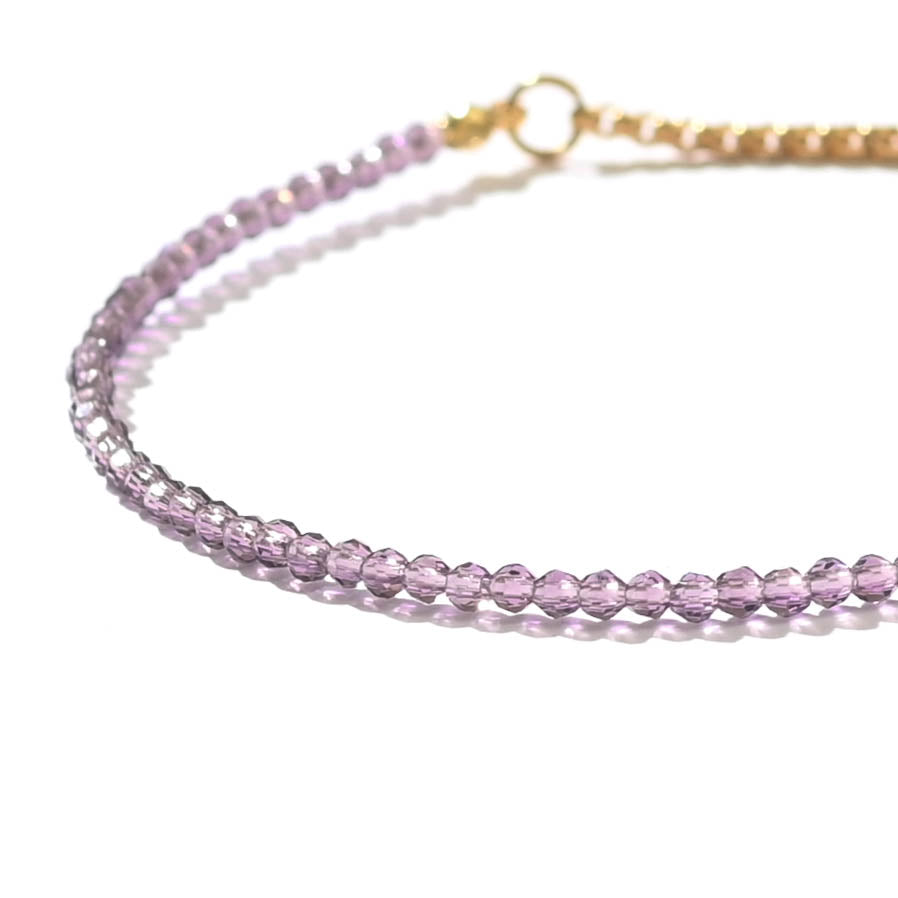 Leena Beaded Bracelet | Purple Haze